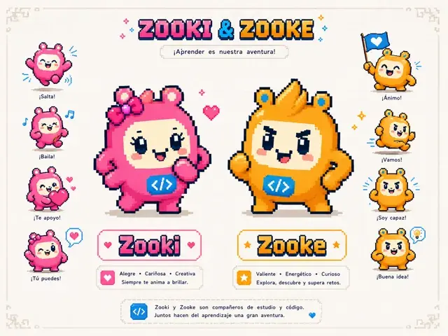 Zooki y Zooke, compañeros de aprendizaje